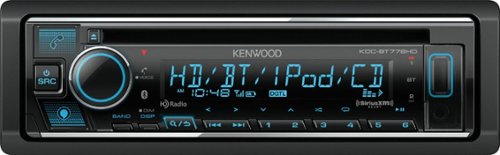 Kenwood - In-Dash CD/DM Receiver - Built-in Bluetooth - Satellite Radio-Ready with Detachable Faceplate - Black
