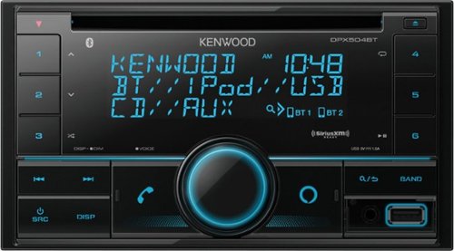 Kenwood - Built-in Bluetooth - In-Dash CD/DM Receiver - Black