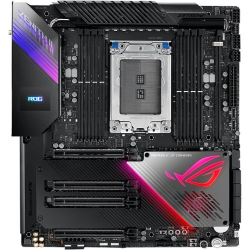 ASUS - ROG Zenith II Extreme (Socket sTRX4) USB-C Gen2 AMD Motherboard with LED Lighting-Front_Standard 