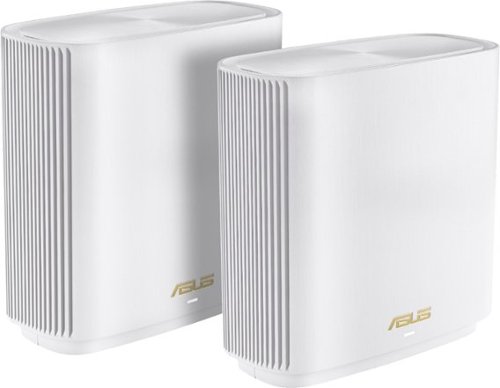 ASUS - ZenWiFi AX Wireless-AX Wi-Fi Router - White