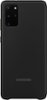 Silicone Cover Case for Samsung Galaxy S20+ 5G - Black-Front_Standard