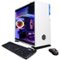 CyberPowerPC - Gamer Xtreme Gaming Desktop - Intel Core i5 - 9600KF - 16GB Memory - AMD Radeon RX 5500 XT - 500GB SSD - White-Front_Standard