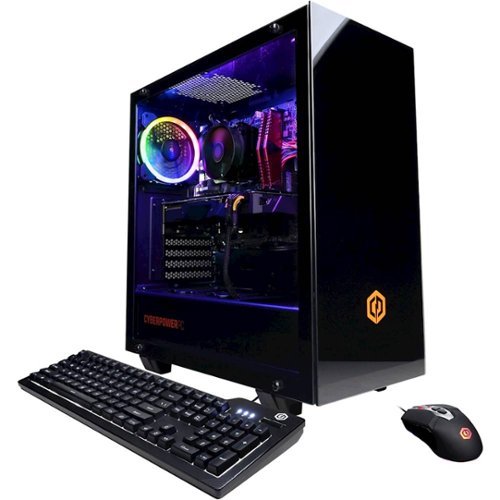CyberPowerPC - Gamer Master Gaming Desktop - AMD Ryzen 5-Series - 3600 - 16GB Memory - AMD Radeon RX 5500 XT - 500GB SSD - Black-Front_Standard 
