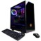CyberPowerPC - Gamer Master Gaming Desktop - AMD Ryzen 5-Series - 3600 - 16GB Memory - AMD Radeon RX 5500 XT - 500GB SSD - Black-Front_Standard