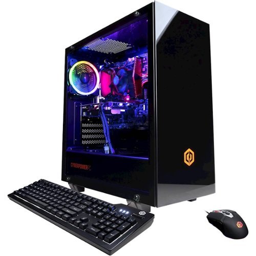  CyberPowerPC - Gamer Xtreme Gaming Desktop - Intel Core i5 - 9400F - 8GB Memory - NVIDIA GeForce GTX 1650 SUPER - 500GB SSD - Black