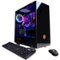 CyberPowerPC - Gamer Xtreme Gaming Desktop - Intel Core i5 - 9400F - 8GB Memory - NVIDIA GeForce GTX 1650 SUPER - 500GB SSD - Black-Front_Standard