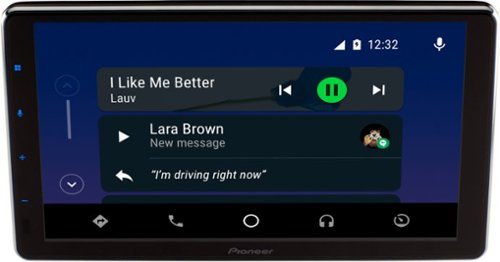 Pioneer 9 Amazon Alexa and Wireless Android Auto/Apple CarPlay Bluetooth Floating Multimedia Receiver - Black WORLDWIDE DELIVERY