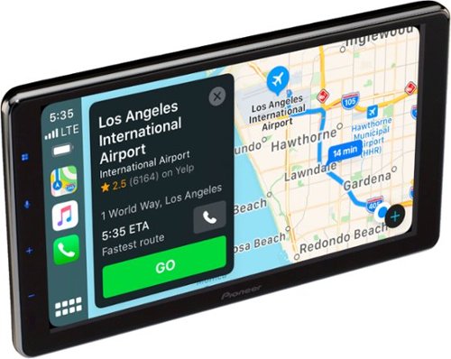 Pioneer 9 Amazon Alexa and Wireless Android Auto/Apple CarPlay Bluetooth Floating Multimedia Receiver - Black BUY IN MIDDLE EAST