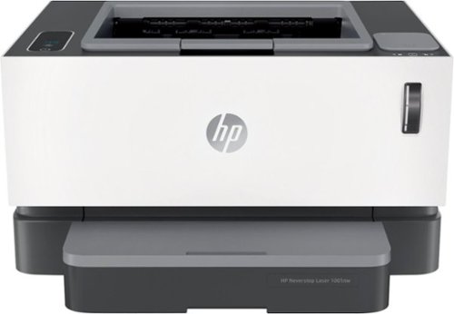  HP - Neverstop 1001nw Wireless Black-And-White Laser Printer - White