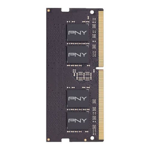 PNY - 8GB 2.666GHz PC4-21300 DDR4 SO-DIMM Unbuffered Non-ECC Laptop Memory - Black