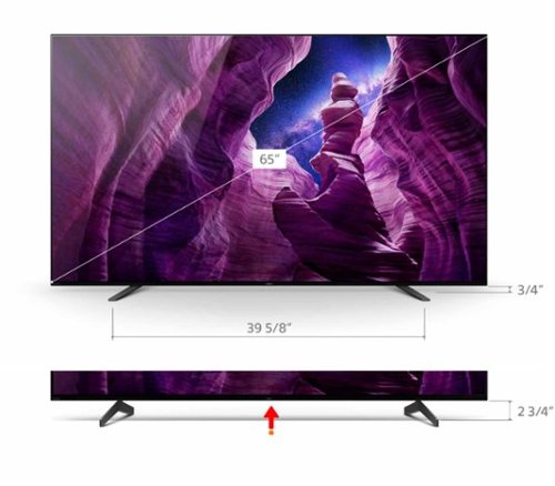 Sony - TV inteligente Android OLED 4K UHD serie A8H de 65