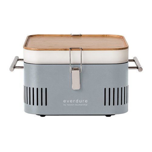 Image of Everdure by Heston Blumenthal - CUBE Charcoal Grill - Stone