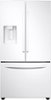Samsung - 27 cu. ft. Large Capacity 3-Door French Door Refrigerator with External Water & Ice Dispenser - White-Front_Standard