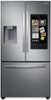 Samsung - 26.5 cu. ft. 3-Door French Door Smart Refrigerator with Family Hub - Stainless Steel-Front_Standard