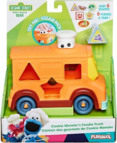 Hasbro Playskool Sesame Street Cookie Monster's Foodie Truck - Orange WORLDWIDE DELIVERY