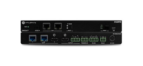 Atlona - Omega Series 4K/UHD Scaler for HDBaseT and HDMI - Black