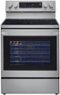 LG - 6.3 Cu. Ft. Smart Freestanding Electric Convection Range with EasyClean and InstaView - Stainless Steel-Front_Standard