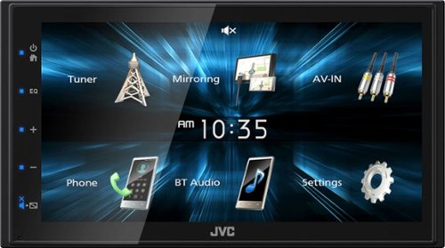 Image of JVC - 6.8" - Bluetooth - Digital Media Receiver - Black