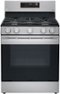 LG - 5.8 Cu. Ft. Smart Freestanding Gas True Convection Range with EasyClean and AirFry - Stainless Steel-Front_Standard 