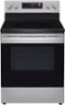 LG - 6.3 Cu. Ft. Smart Freestanding Electric Range with EasyClean and WideView Window - Stainless Steel-Front_Standard