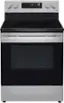 Front. LG - 6.3 Cu. Ft. Smart Freestanding Electric Range with EasyClean and WideView Window - Stainless Steel.