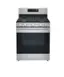 Front. LG - 5.8 Cu. Ft. Freestanding Gas Range with EasyClean and WideView Window - Stainless Steel.