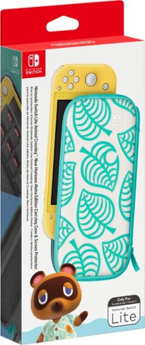 Animal Crossing: New Horizons Aloha Edition Carrying Case and Screen Protector for Nintendo Switch Lite
