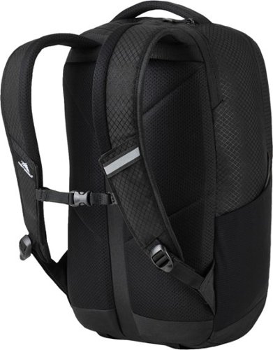High Sierra Backpack for 15.6 Laptop - Black WORLDWIDE DELIVERY
