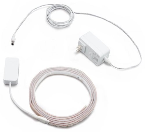 Philips - Hue and Color Ambiance 80-Inch LightStrip Plus Base Kit - White-Front_Standard 