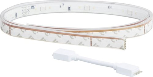  Philips - Hue White and Color Ambiance 40-Inch LightStrip Plus Extension - White