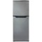 Danby - 7 Cu. Ft. Top-Freezer Refrigerator - Black/Stainless Steel Look-Front_Standard