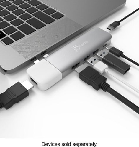 j5create ULTRADRIVE Kit USB-C Dual-Display Modular Dock - Silver, White BUY ONLINE