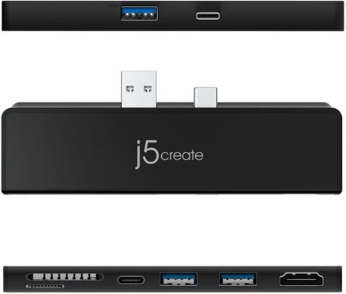 j5create ULTRADRIVEMINIDOCK for Surface Pro 7 - Black GLOBAL SHIPPING