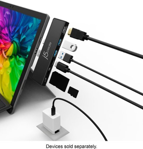 j5create ULTRADRIVEMINIDOCK for Surface Pro 7 - Black WHERE TO BUY