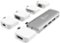 j5create - ULTRADRIVE Kit USB-C Multi-Display Modular Dock - Silver, White-Front_Standard
