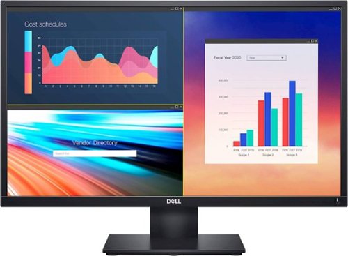 Dell - LED Monitor - Black-Front_Standard 