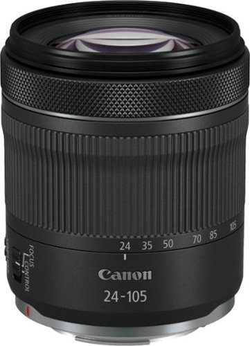 Canon - RF 24-105mm F4-7.1 IS STM Standard Zoom Lens for RF Mount Cameras - Black