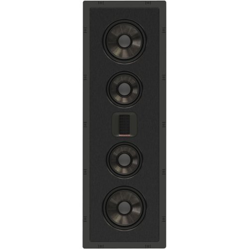MartinLogan - Dual 5-1/4" 125-Watt Passive 2-Way In-Wall Speaker (Each) - Black