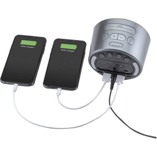 iHome PowerClock - Bluetooth Alarm Clock with Dual USB Charging and Ambient Light - Gray WHERE TO BUY