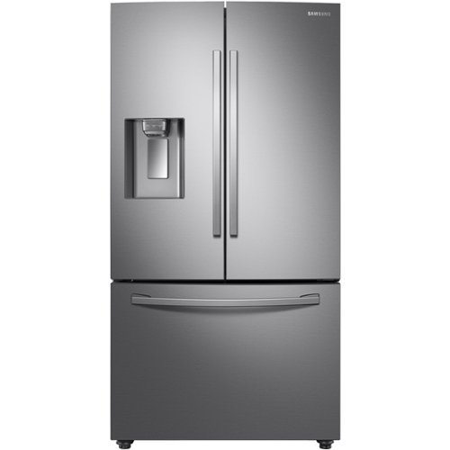 Samsung - 28 cu. ft. French Door Refrigerator with External Water & Ice Dispenser - Stainless Steel
