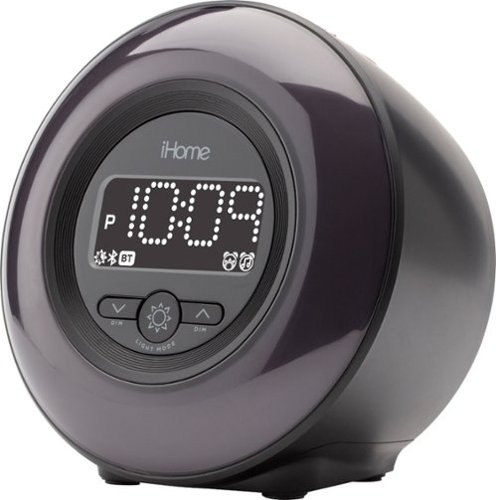 iHome PowerClock Glow - Bluetooth Color Changing FM Alarm Clock Radio - Black WORLDWIDE DELIVERY