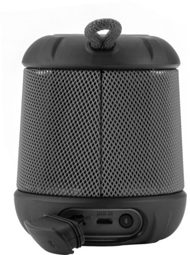 iHome PlayTough - Bluetooth Rechargeable Waterproof Speaker with 18-Hour Mega Battery - Black WORLDWIDE DELIVERY