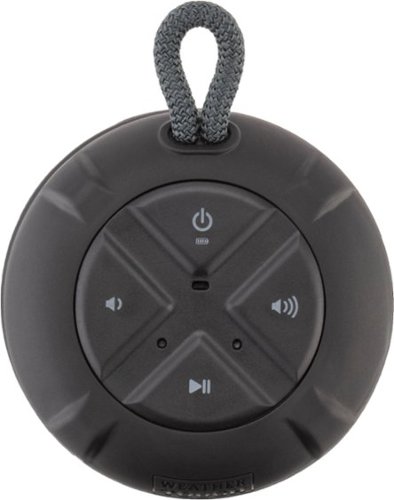 iHome PlayTough - Bluetooth Rechargeable Waterproof Speaker with 18-Hour Mega Battery - Black GLOBAL SHIPPING