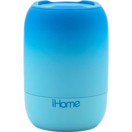 iHome - PlayFade - Rechargeable Water Resistant Portable Bluetooth Speaker - Blue