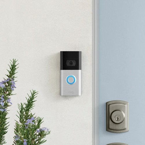 Ring Video Doorbell 3 - Satin Nickel WORLDWIDE DELIVERY