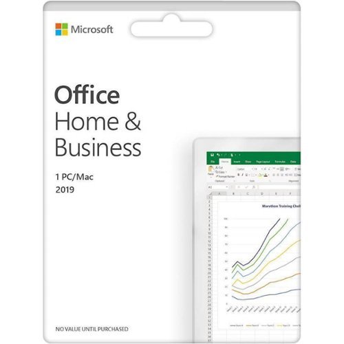  Microsoft - Office Home &amp; Business 2019 (1 Device) (Product Key Card) - Mac OS, Windows
