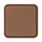 Eggtronic - 15W Qi Certified Fast Charge Wireless Charging Pad for iPhone/Android - Saddle Brown-Front_Standard