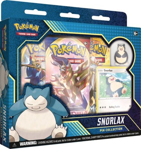  Pokmon - Trading Card Game: Snorlax/Morpeko Pin Collection - Styles May Vary