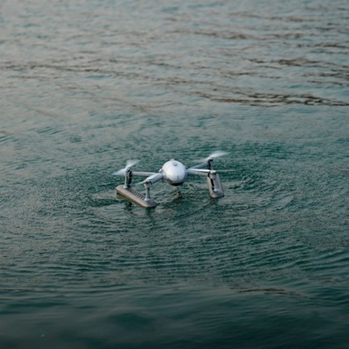 PowerVision - Cámara PowerEgg X Wizard AI y dron 4K con kit a prueba de agua - Blanco/Gris