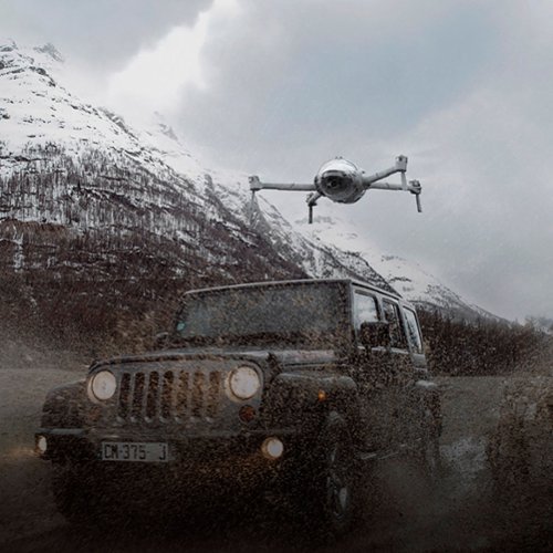 PowerVision - Cámara PowerEgg X Wizard AI y dron 4K con kit a prueba de agua - Blanco/Gris